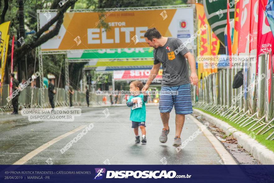 45ª Prova Rústica Tiradentes :: Categorias Menores