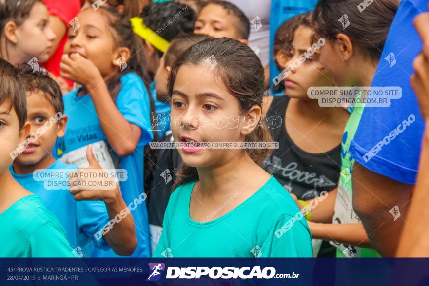 45ª Prova Rústica Tiradentes :: Categorias Menores