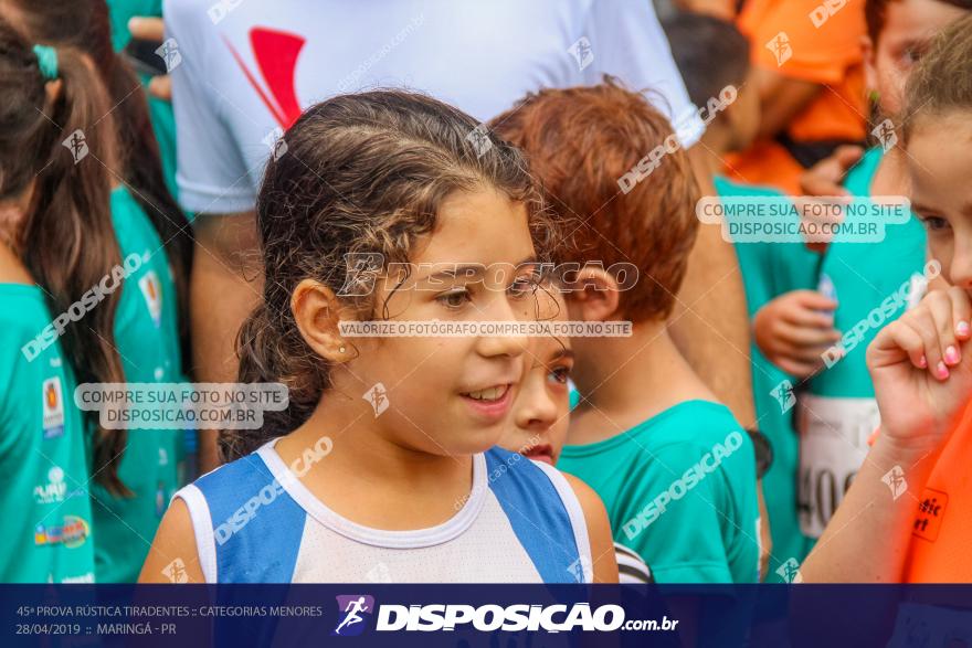 45ª Prova Rústica Tiradentes :: Categorias Menores