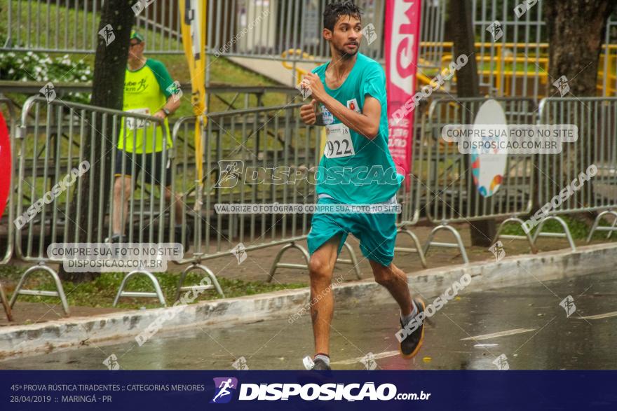 45ª Prova Rústica Tiradentes :: Categorias Menores