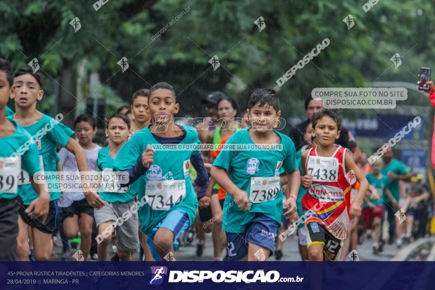 45ª Prova Rústica Tiradentes :: Categorias Menores