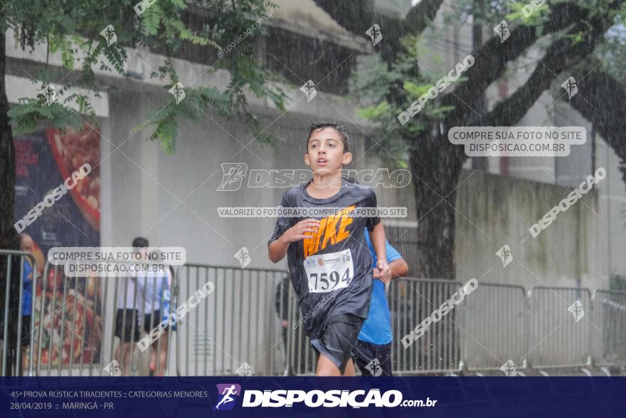 45ª Prova Rústica Tiradentes :: Categorias Menores