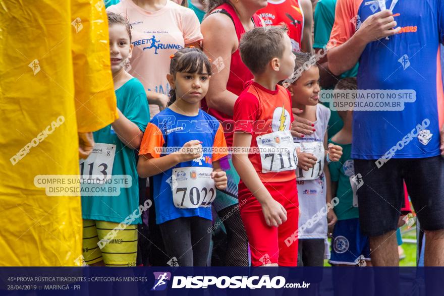 45ª Prova Rústica Tiradentes :: Categorias Menores